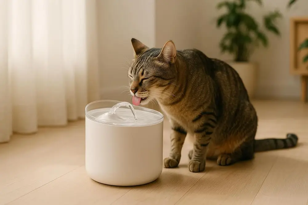 Fontaine à eau pour chat : que disent les vétérinaires ?