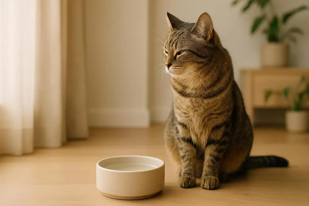 Pourquoi mon chat boude-t-il sa gamelle d'eau ?