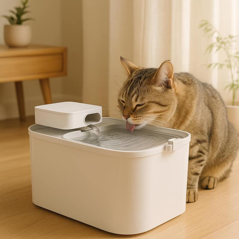 Fontaine en inox